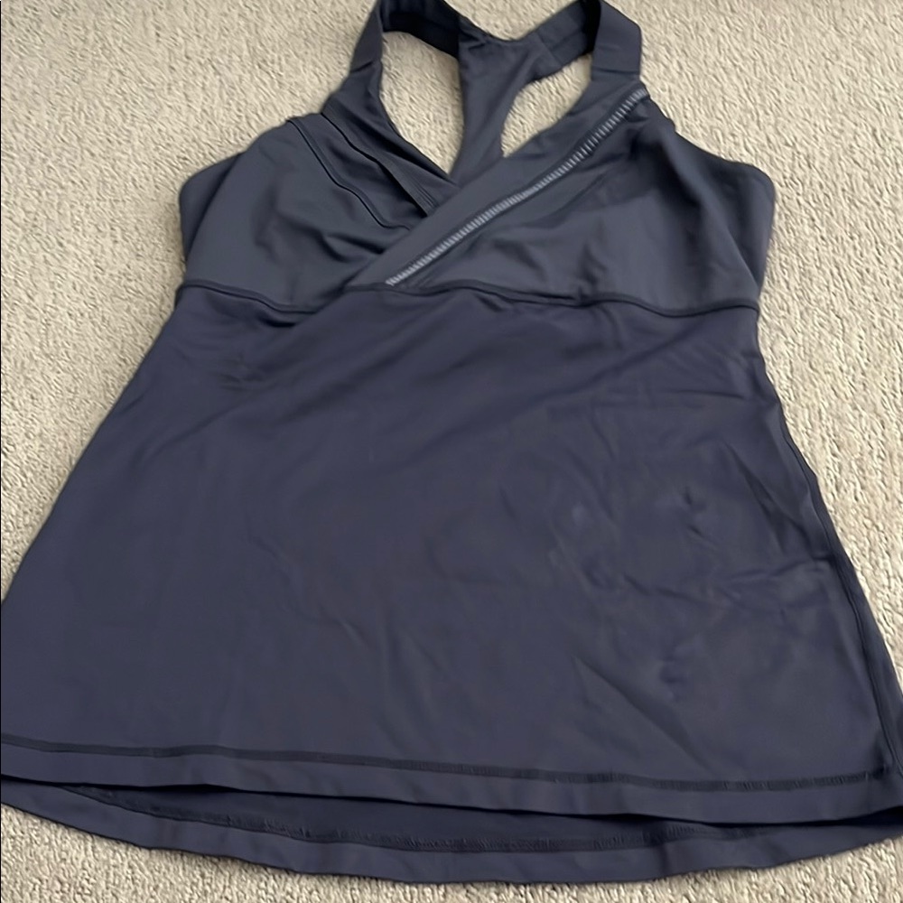 lululemon athletica Dark Gray Tank Top